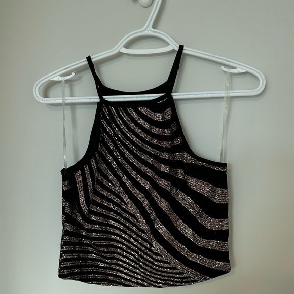 Holiday Sparkle crop top - Picture 2 of 4